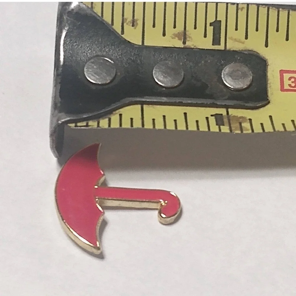 VTG Travelers Insurance Red Umbrella 3PK Enamel Pin Advertising Memorabilia Logo